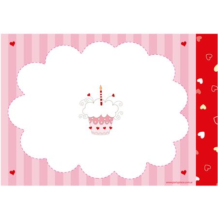 Individuales Cupcake 8u