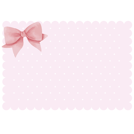 Individuales Coquette 8u