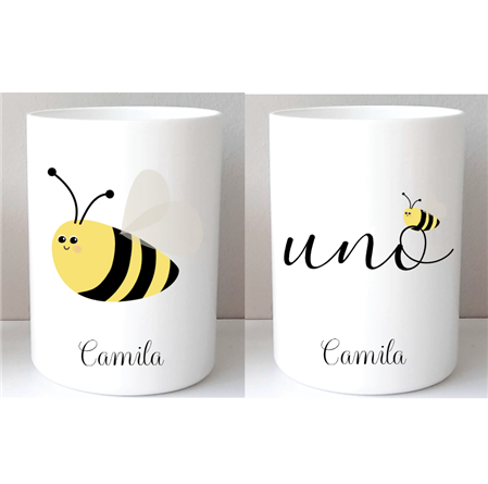 Lapicero/vaso Abeja Bee sublimado. Pers