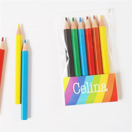 Set Crayones x5 (elegi la tematica) Pers