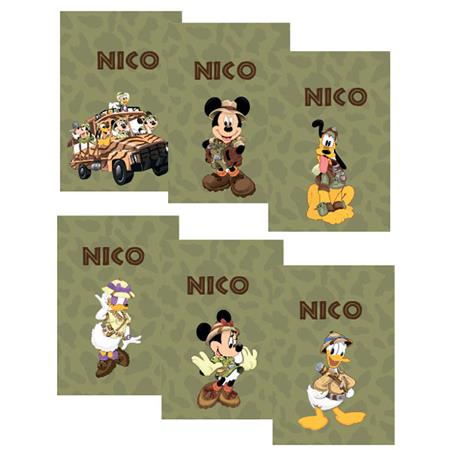 Libretita Mickey Safari Pers