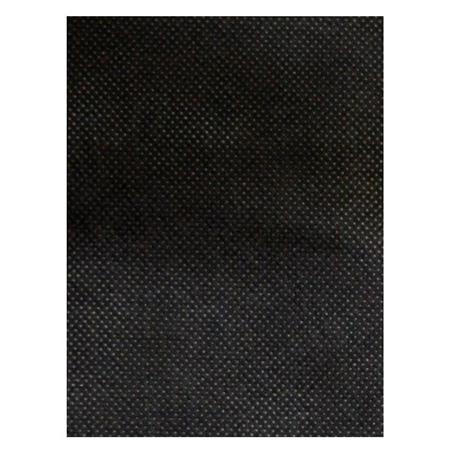 Mantel de friselina rectangular negro