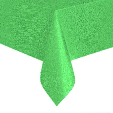Mantel rectangular liso verde manzana