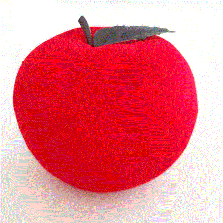 Adorno telgopor manzana roja