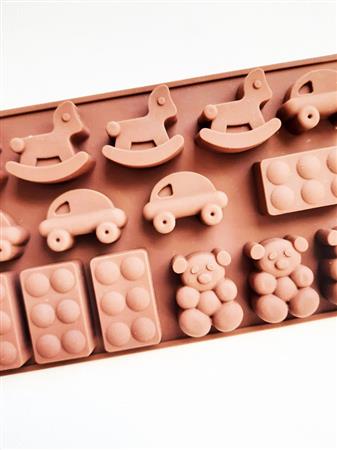 Molde silicona mix formas baby