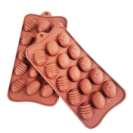 Molde silicona 15 huevitos chicos