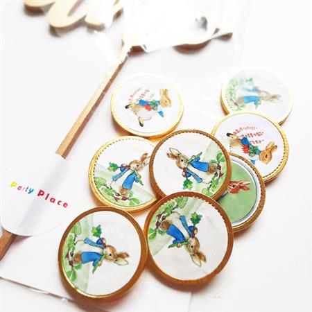 Monedas de chocolate Peter Rabbit 10u