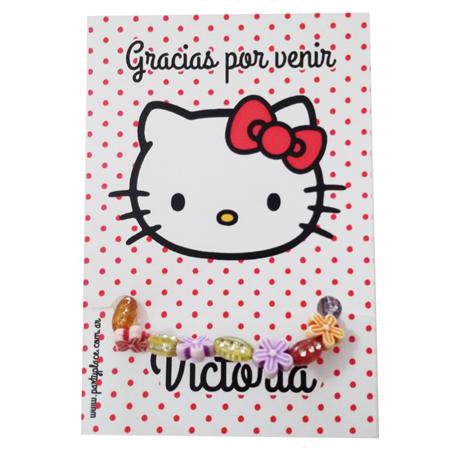 Kit souvenir Pulsera Kitty . Pers