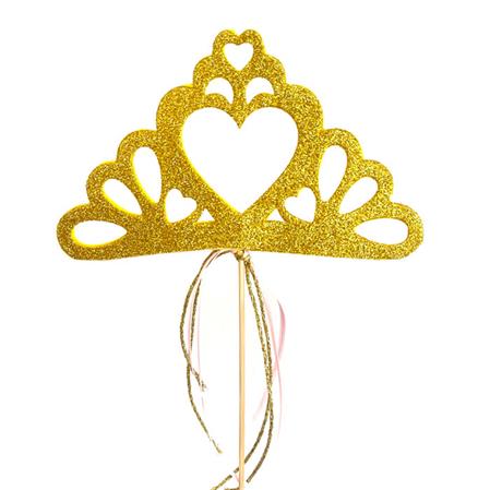 Pinche corona Princess para mesa o torta Rev.