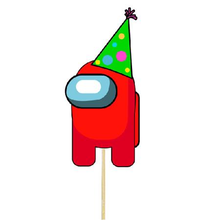 Pinche para torta Among us