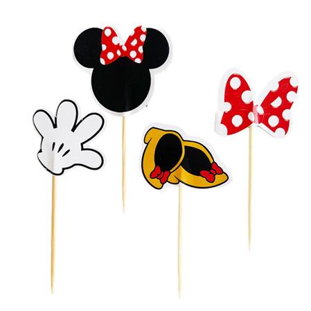 Pinches formitas Minnie Roja 12u