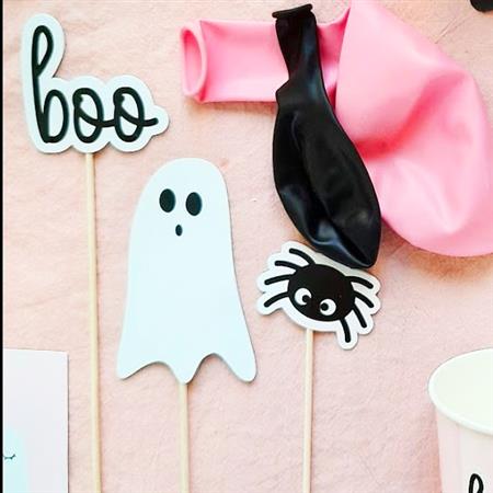 Pinches para Torta Halloween Set 3u