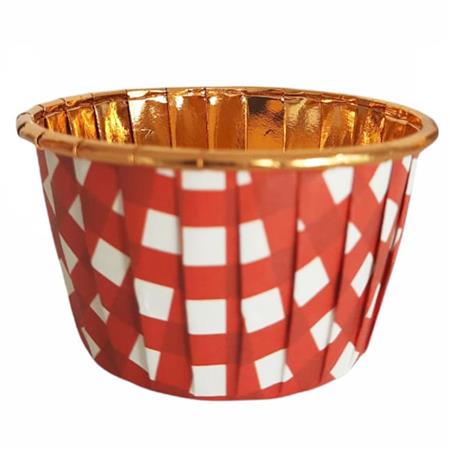 Pirotín met cuadrille rojo con dorado 10u