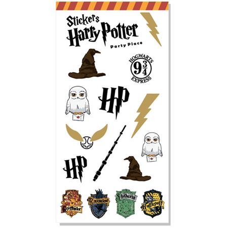 Stickers en planchitas Harry Potter 6u