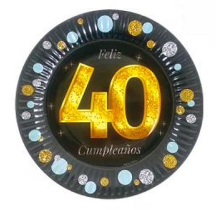 Plato numero 40 6u