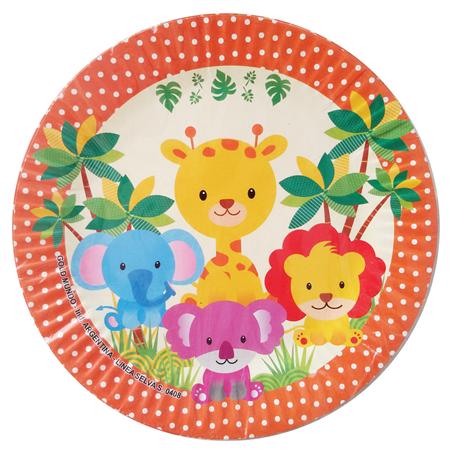 Plato animalitos 10u
