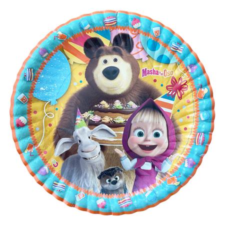Platos Masha y el Oso 10u