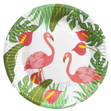 Plato redondo Flamingo Rose 6u