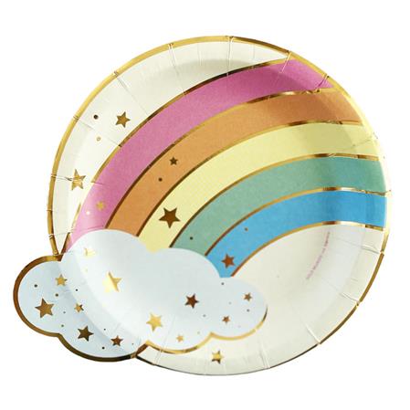 Plato forma Arco iris 8u
