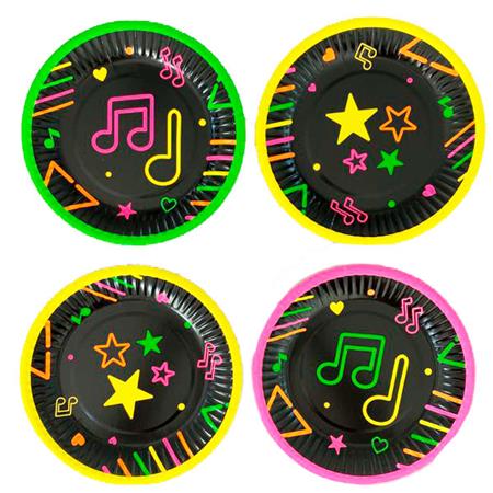 Platos Neon Fluo 8u