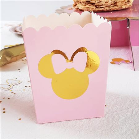 Pochocleras Minnie rosa Oro 6u
