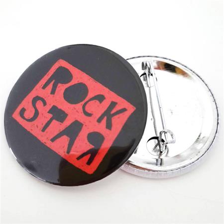 Prendedores ROCK STAR 6u