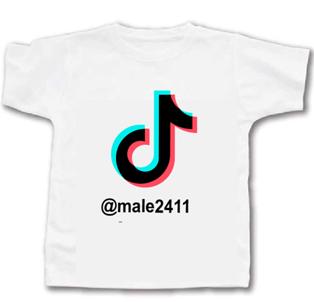 Remera para el homenajeado sublimada TIK TOK