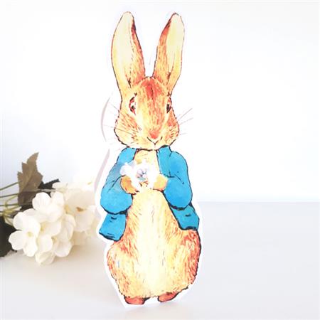 Adorno reversible gde Peter Rabbit con flores