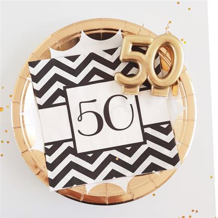 Servilleta gde. 50 años 20u