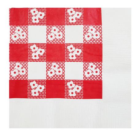 Servilleta chica cuadrille (Gingham) 48u