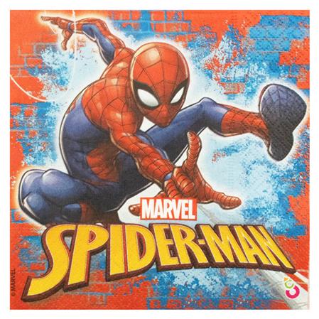 Servilleta Hombre Araña 20u