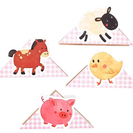 Servilletero setx4 Granja cute set