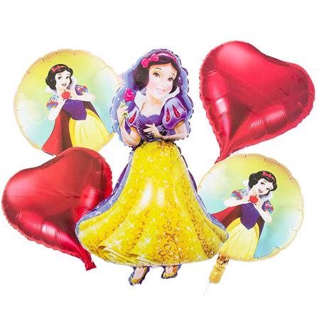 Globos Set Blancanieves x5