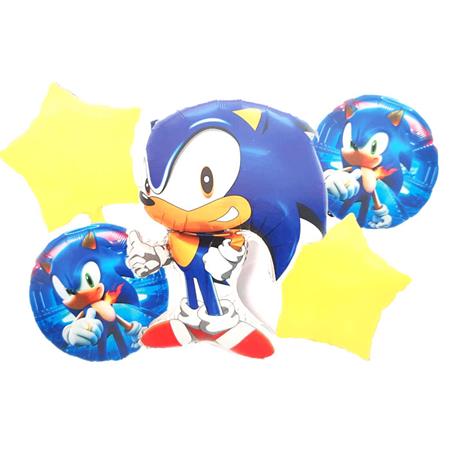 Globos Set Sonic x5