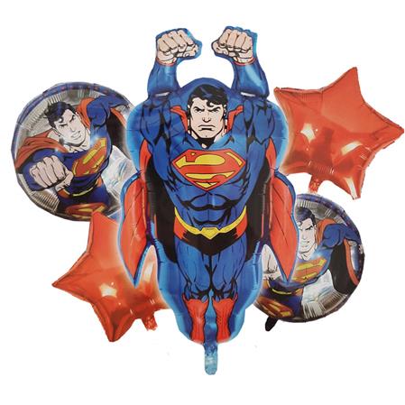Globos Set Superman x5
