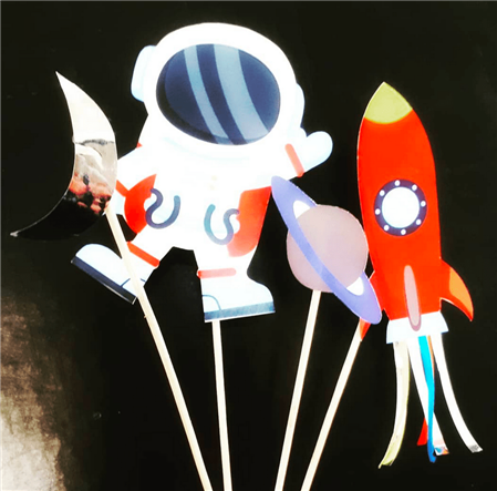 Pinches para Torta Space Set