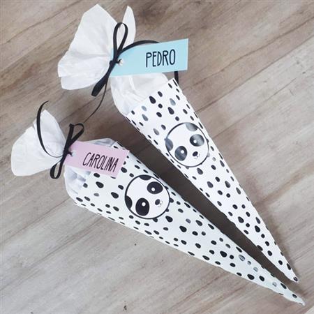 Cono Panda (rosa/cel) Pers