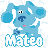 Stickers cuad. Las pistas de Blue 16u Pers