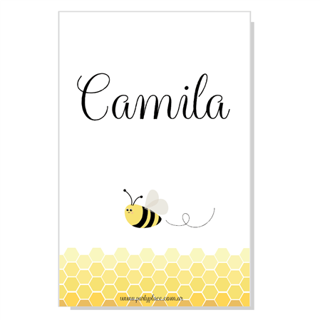 Stickers grandes Abeja Bee 10u Pers