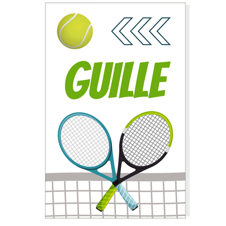 Stickers grandes Tenis Mod2 16u. Pers.