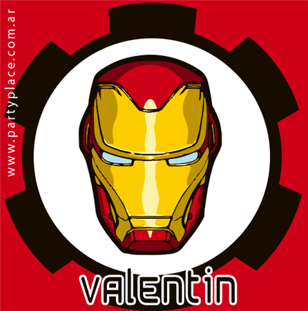 Stickers cuad. Iron Man 16u Pers