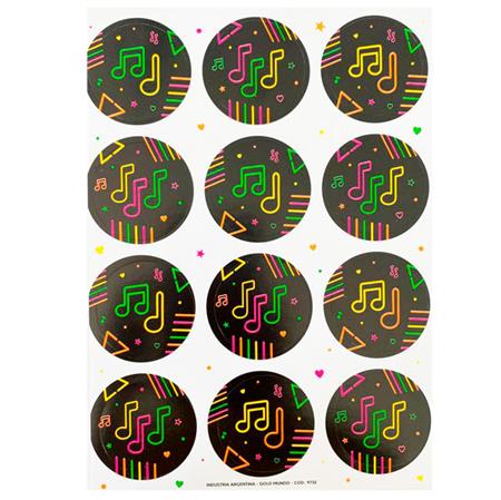 Stickers plancha neon Fluo
