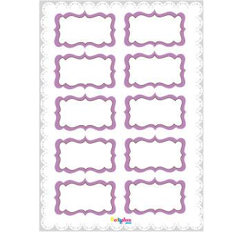 Stickers plancha Love violeta 10s 1u