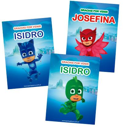 Stickers cuad. Héroes en Pijamas 16u Pers