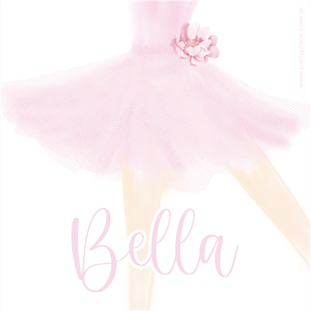 Stickers cuad. Bailarina 16u Pers
