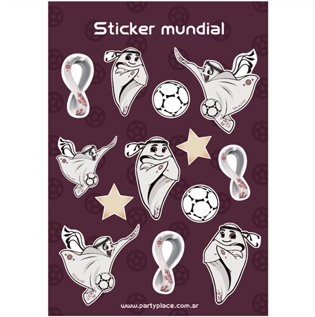 Stickers plancha Mundial 22 Qatar 13s 1u