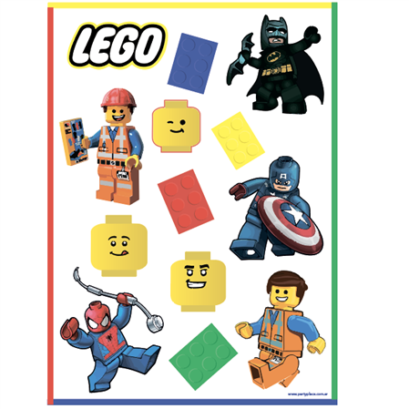 Stickers plancha Lego 13s