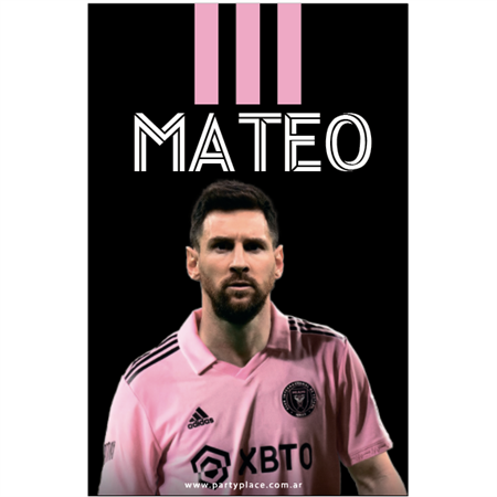 Stickers rect. gdes. Futbol Inter Miami 16u Pers