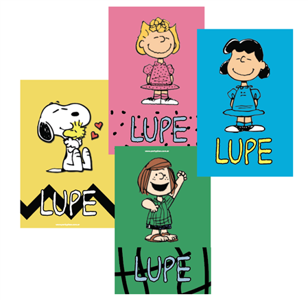 Stickers grandes Snoopy 10u Pers