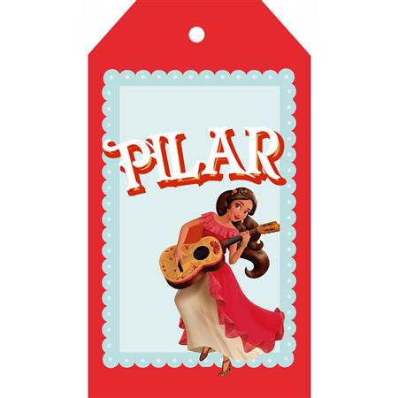 Tarjetas largas con cinta Elena de Avalor 24u Pers